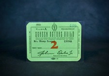 Cartão de membro pessoal Shemp Howard 1951 Screen Actors Guild #449 - FANTOCHES comprar usado  Enviando para Brazil