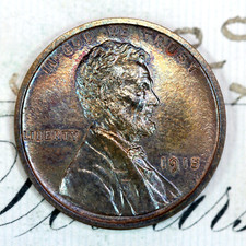 * 1915 * PRISTINO++ MOEDA DE TRIGO LINCOLN À PROVA DE PEDRAS PRECIOSAS * DA COLEÇÃO ORIGINAL comprar usado  Enviando para Brazil