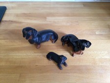 Three vintage dachshund for sale  UK