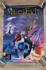 Plakat promocyjny gry Medievil PSX Playstation One Poster 84x59cm RARE na sprzedaż  PL