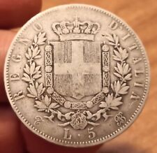 Moneta lire 1865 usato  Olbia
