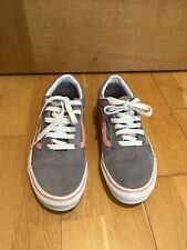 Vans grey pink for sale  LONDON