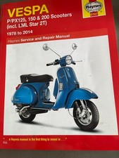 Haynes manual vespa for sale  WELLINGTON