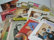Vintage knitting patterns for sale  FARNHAM