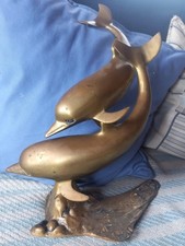 Brass dolphins for sale  CAMELFORD