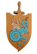 Vtg wood shield for sale  Manchester