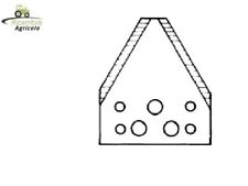 Sezione lametta dente usato Sezione lametta dente usato  Campagna