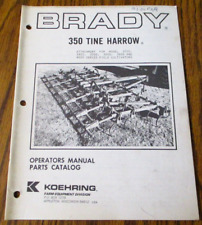 Brady 350 tine for sale  Elizabeth
