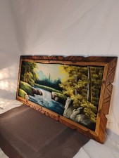 Vtg blk velvet for sale  Fort Gratiot