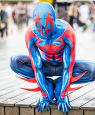 Macacão 2099 Ultimate Spider-Man Muscle Zentai Suit fantasia cosplay Halloween, usado comprar usado  Enviando para Brazil