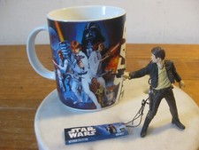 Usado, Caneca Star Wars foto colecionável e chaveiro Han Solo - Novo (2011) Áustria comprar usado  Enviando para Brazil
