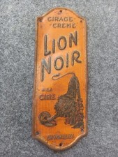 Lion noir plaque d'occasion  Louviers