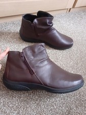 Hotter leather boots for sale  SOUTHAMPTON