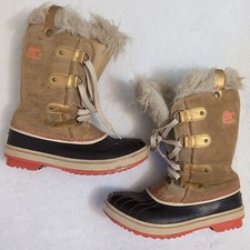 Bota de Neve Feminina SOREL Tofino Joan of Arctic Bronzeada Dourada Tamanho 3 comprar usado  Enviando para Brazil