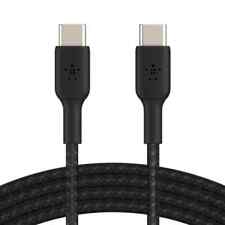  Cabo de carregamento rápido Belkin Boost Charge trançado 1M tipo-C USB-C para USB-C comprar usado  Enviando para Brazil