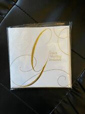 Golden wedding invitations for sale  WALSALL