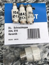 E16 sicherungen schraubkappe gebraucht kaufen  Querfurt
