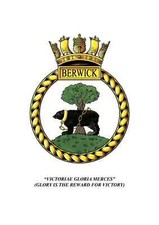 Hms berwick embroidered for sale  LISKEARD