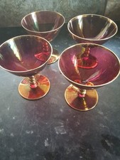 Vintage champagne glasses for sale  TAMWORTH