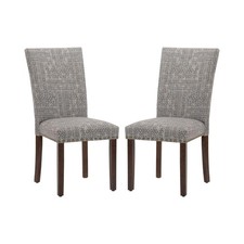 Upholstered parsons dining for sale  Aspers