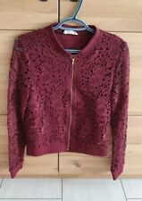 Bordeauxrote spitzenjacke gr gebraucht kaufen  Ingolstadt