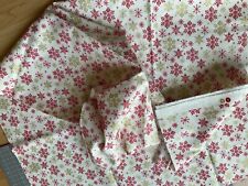 79x108cm snowflakes red for sale  POOLE