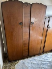 antique walnut bedroom suite for sale  REDDITCH