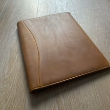 Leder schreibmappe leather gebraucht kaufen  Berlin