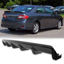 Difusor de para-choque traseiro de carro spoiler labial divisor aletas para Toyota Corolla 2011-2013, usado comprar usado  Enviando para Brazil