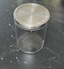 Glass storage jar for sale  POOLE