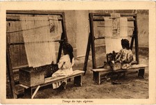 Old postcard weaving d'occasion  Expédié en Belgium