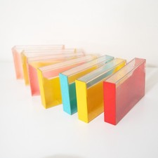 Lote de 7 estojos de armazenamento de cartuchos de jogos de plástico colorido Famicom computador familiar comprar usado  Enviando para Brazil