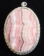 Rhodochrosite cabouchon pendan for sale  SWADLINCOTE