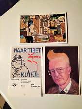 Cartes postales tintin d'occasion  Château-Renard