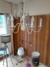 Lampadario luci ferro usato  Roma