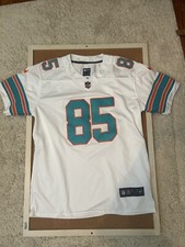 Camiseta masculina Nike Mark Duper Miami Dolphins branca azul-petróleo NFL tamanho médio comprar usado  Enviando para Brazil