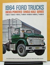 1964 Ford Truck Series F N H 950 1000 1100 Diesel Powered Folheto de Vendas Original comprar usado  Enviando para Brazil