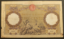 100 lire 1932 usato  Cologno al Serio