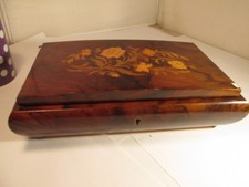 Vintage inlaid wooden for sale  LOCHGILPHEAD