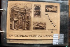 Cartolina commemorativa xiv usato  Roma