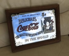 Vintage framed coca for sale  CALNE