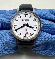 Mondaine 31mm Relógio Ferroviário Suíço de Quartzo – Pulseira de Couro Original – Unissex SBB comprar usado  Enviando para Brazil