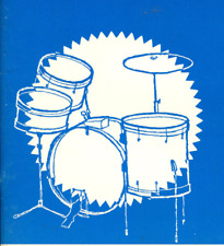 LIQUIDACIÓN ~ LIBROS DE PERCUSIÓN DE TAMBOR, MAZO de colección menú desplegable segunda mano  Embacar hacia Mexico