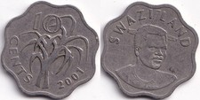 Cents 2001 swaziland d'occasion  Charenton-le-Pont