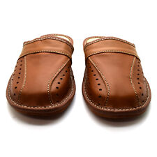 Mens leather slippers for sale  SLOUGH