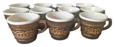 Canecas de café vintage MCM Treasure Craft design de barril de madeira – Compre 2+ pacotes de desconto!! comprar usado  Enviando para Brazil