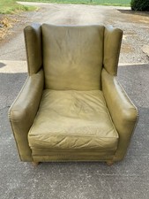 Antique distressed leather for sale  MARKFIELD