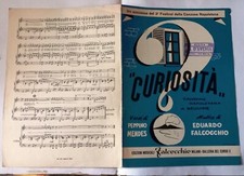 Spartito musicale curiosita usato  Caserta