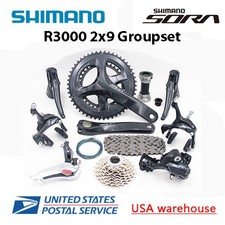 Shimano Sora R3000 2x9 conjunto de grupo de velocidade 170mm 50-34T 28T cassete bicicleta de estrada comprar usado  Enviando para Brazil