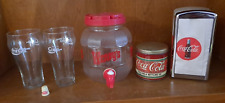 coca 4 cola glasses pitcher for sale  Mount Airy